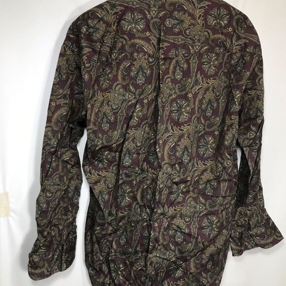 VTG Chaps Ralph Lauren Shirt Mens Med Long Sleeve - Picture 12 of 12